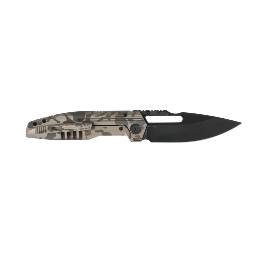 Nóż składany WE Knife Reveille WE23057-3 M390 Tytan Desert Camo