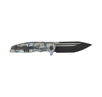 Nóż składany WE Knife Breach WE25077-3 - Ostrze Tanto M390, Tytanowa Rękojeść
