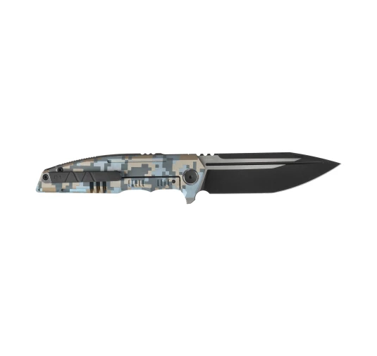 Nóż składany WE Knife Breach WE25077-3 - Ostrze Tanto M390, Tytanowa Rękojeść
