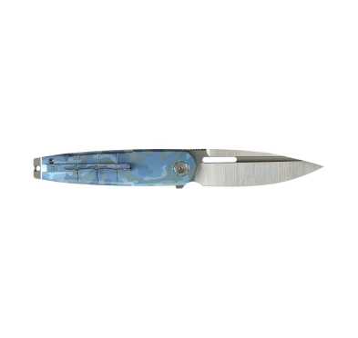 WE Knife Hull WE24046-3 Nóż Składany M390 Tytan Niebieski
