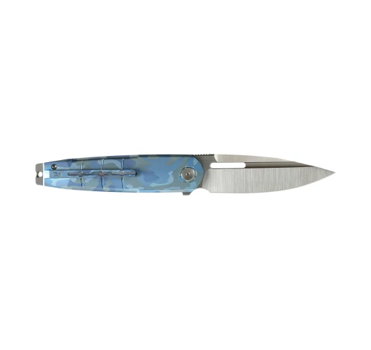 WE Knife Hull WE24046-3 Nóż Składany M390 Tytan Niebieski