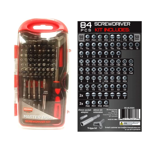 Zestaw wkrętaków rusznikarskich Birchwood Casey Master Kit 84 szt.