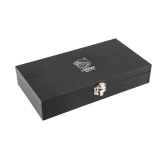 Zestaw noży Laguiole Luxury Line Black Pakka Wood do steków, 6 szt.