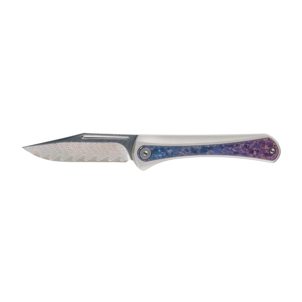 Kizer Melody Ki3732A1 - Nóż składany z damasceńskiej stali i tytanową rękojeścią