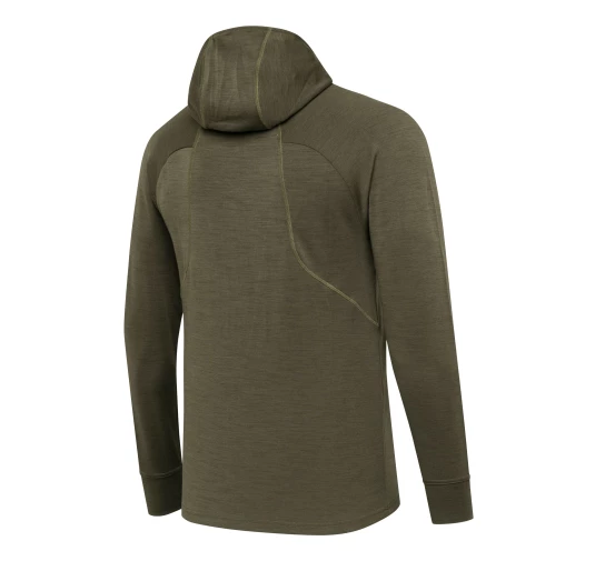 Beretta Bluza Apollo Merino Hoodie - Zielona, Rozmiar L