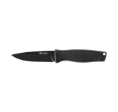 Nóż Ganzo G806BW-BK z Gładką Klingą Stałą Black Stonewash
