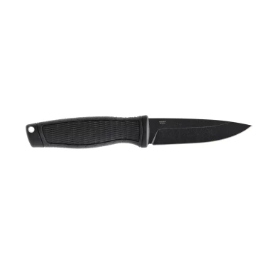 Nóż Ganzo G806BW-BK z Gładką Klingą Stałą Black Stonewash