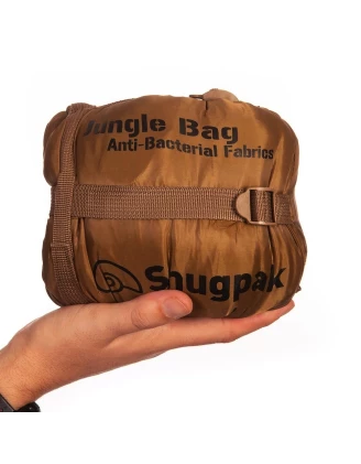 Śpiwór Snugpak Jungle Bag Coyote Praworęczny - Lekki na Biwak i Survival | imag24.pl