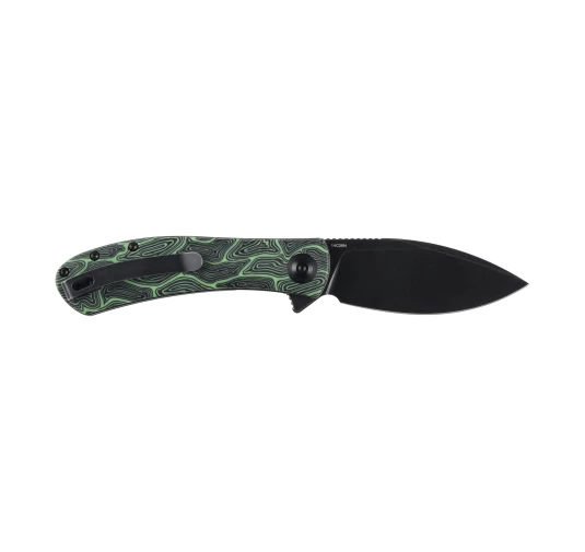 Nóż Składany Trollsky Knives Mandu Evo MTE017 Limited Green Turtle - 14C28N, G10, Liner Lock