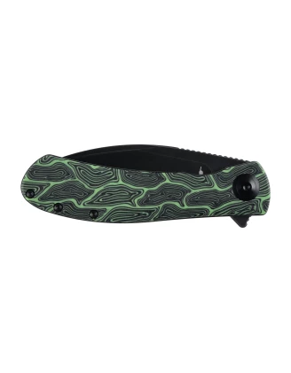 Trollsky Knives Mandu Evo MTE017 Green Turtle | 14C28N G10 | imag24.pl