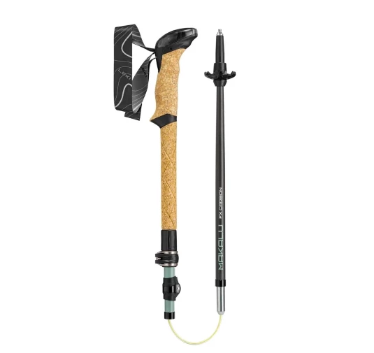 Kije trekkingowe LEKI Makalu FX Carbon 100-120 cm - Zielone