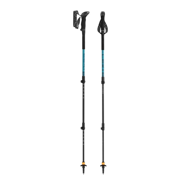 LEKI Makalu Lite AS – Kije Trekkingowe z Amortyzacją 90-125 cm Srebrne