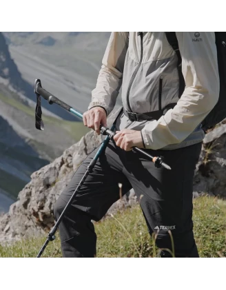 LEKI Makalu Lite AS Kije Trekkingowe z Amortyzacją 90-125 cm Srebrne | imag24.pl
