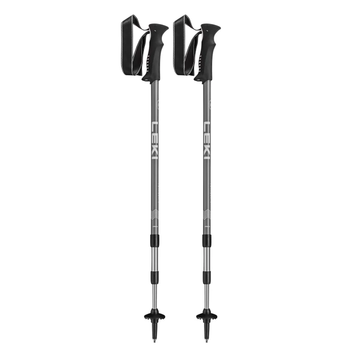 LEKI Voyager Kije Trekkingowe 110-145 cm Szare - imag24.pl