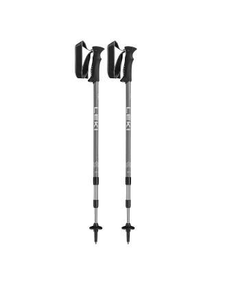 LEKI Voyager Kije Trekkingowe 110-145 cm Szare - imag24.pl