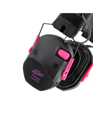RealHunter Active ProSHOT QuadTAC devil pink Aktywne Ochronniki Słuchu SNR 27 dB | imag24.pl