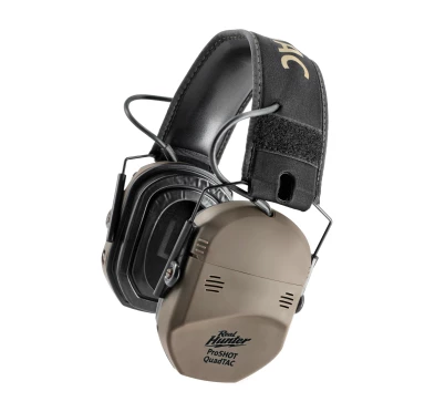 RealHunter Active ProSHOT QuadTAC FDE - Aktywne Ochronniki Słuchu SNR 27 dB