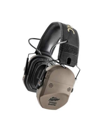 RealHunter Active ProSHOT QuadTAC FDE - Aktywne Ochronniki Słuchu SNR 27 dB