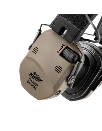RealHunter Active ProSHOT QuadTAC FDE - Aktywne Ochronniki Słuchu SNR 27 dB