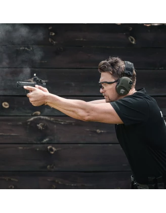 Ochronniki Słuchu Aktywne RealHunter Active ProSHOT QuadTAC SNR 27 dB Oliwkowe - imag24.pl
