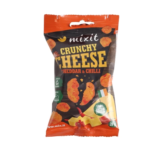 Mixit Chrupiący Ser Cheddar z Chili 20g – Przekąska Outdoor | imag24.pl