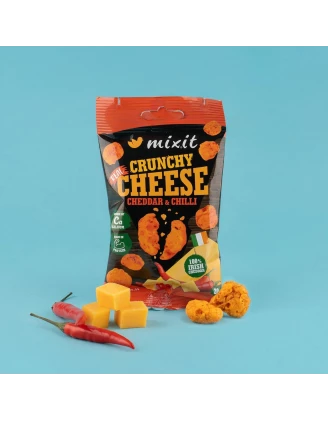 Mixit Chrupiący Ser Cheddar z Chili 20g – Przekąska Outdoor | imag24.pl