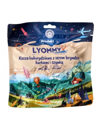 Lyommy Kasza Kukurydziana z Bryndzą, Kurkami i Szynką Liofilizat