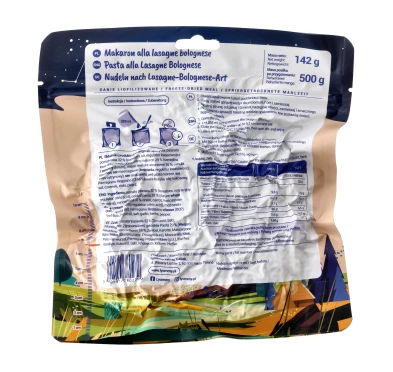 Lyommy Makaron A'la Lasagne Bolognese Liofilizowany 500g