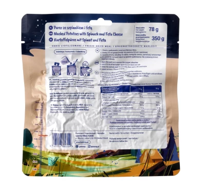 Lyommy Puree ze szpinakiem i fetą 350 g (po przygotowaniu)
