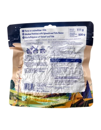 Lyommy Puree Szpinak Feta 500g - Liofilizat Turystyczny | imag24.pl