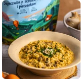 Jajecznica Lyommy z serkiem wiejskim i pieczarkami 275 g
