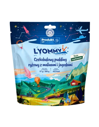 Lyommy Pudding Ryżowy Czekolada Maliny Jagody 97g | Imag24.pl