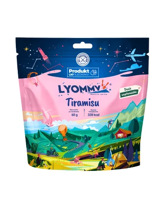 Liofilizowane Tiramisu Lyommy 60 g - Gotowy Deser Outdoor | imag24.pl