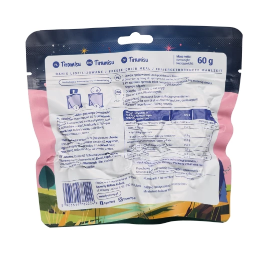 Liofilizowane Tiramisu Lyommy 60 g