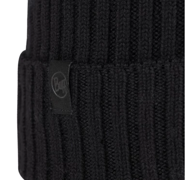 Czapka Zimowa BUFF Norval Merino Wool Knitted Hat - Czarna