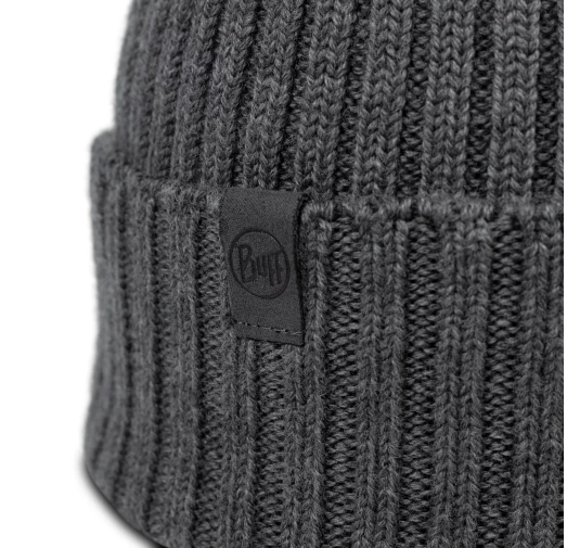Czapka zimowa BUFF Norval Merino Wool Hat - Szara