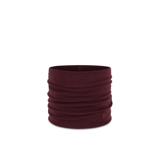 BUFF Komin Merino Wool 500g/m² Solid Garnet - Ciepło na Outdoor | imag24.pl