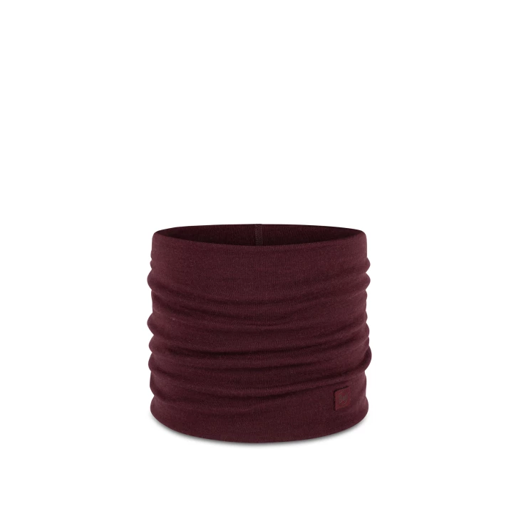BUFF Komin Merino Wool 500g/m² Solid Garnet - Ciepło na Outdoor | imag24.pl