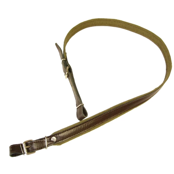Pas do flinty Garbacz DF01-2 jutowo-skórzany 110 cm