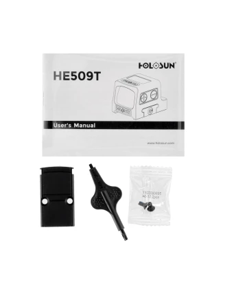 Kolimator zamknięty Holosun 509T X2 RMR MRS czerwony znak FDE 
