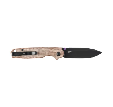 Nóż składany Kizer Pokiman BLL V3789BDA1 – stal AEB-L, Micarta, blokada Button Liner Lock