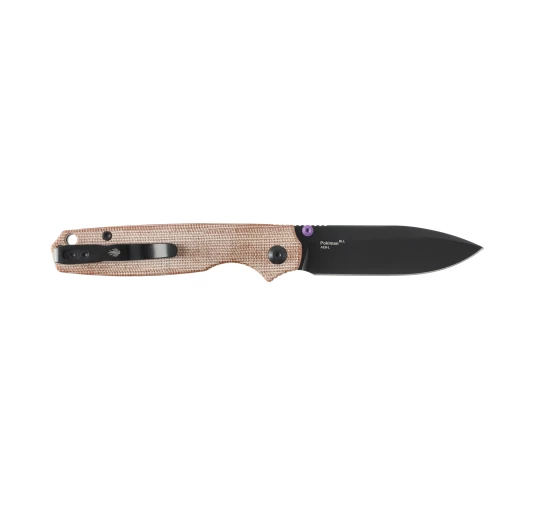 Nóż składany Kizer Pokiman BLL V3789BDA1 – stal AEB-L, Micarta, blokada Button Liner Lock