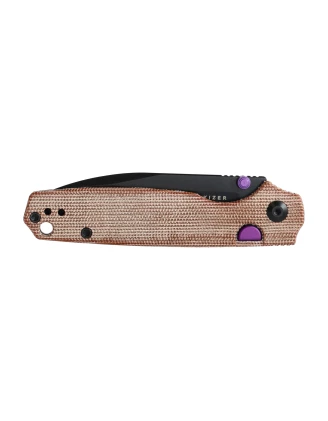 Nóż składany Kizer Pokiman BLL V3789BDA1 – AEB-L, Micarta, EDC