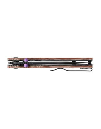 Nóż składany Kizer Pokiman BLL V3789BDA1 – AEB-L, Micarta, EDC