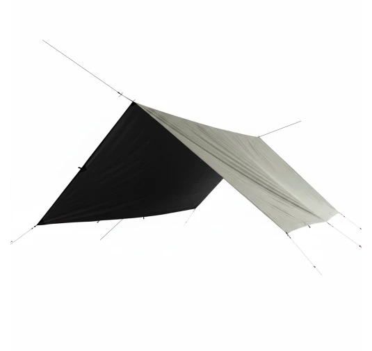 Tarp TigerWood T2 3x3 Oliwkowo-Czarny – Płachta Biwakowa | imag24.pl