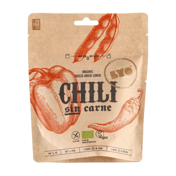 LYOFOOD Eko Chili sin carne Bistro - Żywność Liofilizowana 270g LYOFOOD Eko Chili sin carne Bistro - Żywność Liofilizowana 270g