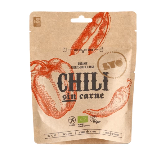 LYOFOOD Eko Chili sin carne Bistro 270g - Wegańska Żywność Liofilizowana | imag24.pl