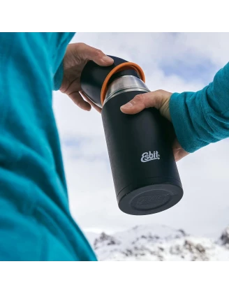 Esbit Termos Vacuum Flask 0,75 l Czarny – Niezawodny na Wyprawy | imag24.pl