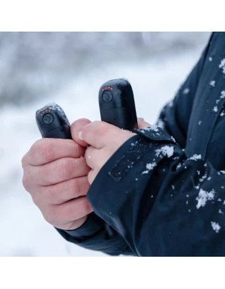 Ogrzewacz do rąk elektroniczny Lifesystems Rechargeable Palm Handwarmers USB & USB C ports - black