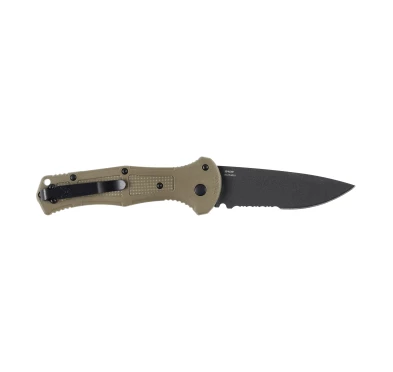 Nóż składany Benchmade 9070SBK-03 Claymore Auto – głownia Drop Point 154CM Combo